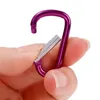 Carabiners Colorful Carabiner Keychain Alluminum D-ring Buckle Spring Carabiner Snap Hook Clip Keychains Outdoor Camping Daily Use Tool 231005