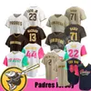 Gaoxin Manny Hado Padre City Connect Maillots Xander Bogaerts Fernando Tatis Jr. San Diego Juan Soto Joe Musgrove Yu Darvish Wil Myers Jorge Alfaro