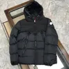 designerska mens puffer kurtka z kapturem kurtki z nfc męskie płaszcze zimowe kobiety haftowa opaska na zimowe płaszcze odzieży wierzchniej