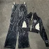 G UCCI Dwuczęściowe spodnie damskie Casual Suits Projektanci kurtki Kapsuła Kolekcja mody odwracalna moda z długim rękawem spodnie