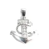 Beadsnice Anker-Charms-Anhänger für Damen-Halskettenherstellung aus 925er Sterlingsilber, kleine Anhänger, modisches Geschenk für Freunde, ID 26208343G