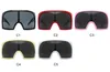 Okulary przeciwsłoneczne ramy ograniczone Y2K goggle sport luksusowe kobiety punkowe okulary wiatrakowe projektanta marki dla mężczyzn gafas de sol 231005