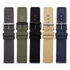 Oglądaj zespoły Beafiry Canvas Band 18 mm 20 mm 22 mm Szybkie wydawanie Nylonowe paski obserwacyjne Sports For Huawei Black Blue Green261e