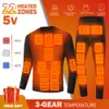 2023 Ny vintertermal uppvärmd jacka Kvinnor uppvärmda underkläder för män skidkläder Moto Autumn Pants USB Electric Heat Suit