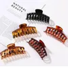 Barrettes à griffes de couleur unie, grande Barrette à cheveux en forme de crabe, pince à queue de cheval de bain pour femmes et filles, accessoires Gift238b