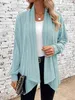 Womens Knits Tees Autumn and Winter Long Sleeve Solid Loose Cardigan Coat Women 231005