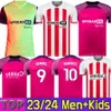 4XL XXXL 23 24 Sunderland Home Soccer Coreys Stewart Simms Roberts Amad Clarke Dajaku Embleton Evans O'Nien Football Shirt Pritchard Mens Kids Kit