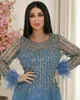 2023 oktober ASO EBI ARABIC A-LINE CHIFFON MOTHER OF BRIDE Dresses Sequined Lace Evening Prom Formal Party Födelsedag Celebrity Mother of Groom Gowns Dress ZJ353