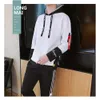 Vestes pour hommes Hommes Sweats à capuche High Street Pull à manches longues Patchwork Sweat-shirt Mode Streetwear Sweat à capuche Harajuku Tops 231005