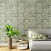 Wallpapers Vintage Nostalgic Industrial Style Wood Grain Wallpaper Pastoral Small Flower Living Room Bedroom Clothing Shop Brick