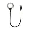 Ring LED -ljus USB -bord skrivbord 5v ljus glödlampa flexibel guoshals justerbar R2LB