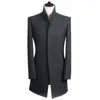 Misturas de lã masculina estilo de chegada blusão moda sobretudo de lã bonito casual botão coberto grosso casaco masculino super grande tamanho s9xl 230928