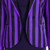 Purple i niebieska środa Addams School Mundur Wednesday Cosplay Cotume Suit Pase Costium w środowe kostiumy