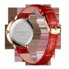 Montres-bracelets 2023 Été Femmes Plein Strass Marque Montres Autriche Cristal Diamant Pierre Montre Dame Cadeau Robe Véritable Montre-Bracelet En Cuir