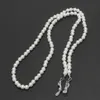 Fashion White Small Pearl Beaded Eyeglass Chain Sunglass Holder Strap Lanyard Necklace342A