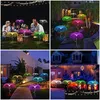 Décorations de jardin Solaire LED Méduse Lumière Lampe de pelouse Paysage imperméable extérieur pour cour / allée / jardin / décor de vacances atmosphère Otic1