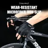Gants de cyclisme demi-doigt liquide résistance en silicone amortins de sport respirant de bilan de sport de fitness pour hommes et femmes 231005