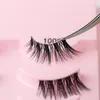 False Eyelashes 3510 Pairs Half Eye Lashes 3D Cat Eye Faux Mink Natural Long Fluffy Wispy Eyelashes Makeup Cils False Eyelash Extension Cilios 231005