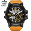 SMAEL Men Military Watch 50m Waterproof Wristwatch LED Quartz Clock Male relogios masculino 1617 Digital Sports Watches Men's325r