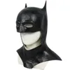 Masques de fête 2023 Nouveau masque de chauve-souris Cos Dark Moonlight Knight Masque Halloween Latex Head Set Accessoires de film T231005