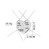 체인 빅 자매 중간 동생 작은 형제 4 조각 스티칭 목걸이 좋은 가족 선물