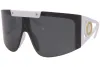 Lunettes de soleil de luxe pour femmes 4393 Mode plastique protection lunettes de soleil extérieures décontractées résistant aux UV grandes lentilles de connexion sans cadre de haute qualité