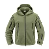Mensjackor Taktisk fleecejacka Militär Uniform Soft Shell Casual Hooded Jacket Men Thermal Army Clothing 231005