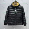 Arc Arc Down Jacket Designer Jaquetas à prova de vento inverno luz cinza pato para baixo quente moletom com capuz de alta edição bordado com zíper moletom masculino e feminino casaco frio M-5XL