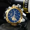 Horloges Authentieke Luxe Heren Schedel Patroon Grote Wijzerplaat Geef Geschenken Horloge Vrouwen Hoge Kwaliteit Gesp Paar Quartz Wa2731