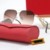 デザイナーメガネ女性のためのサングラスカティエサングラス男性アメリカンスタイルダブルノーズフレーム大きなフレームゴーグルメタルフレーム眼鏡UV400サングラスアイウェア