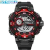 Relógio digital masculino esporte relógios de pulso 5bar à prova dwaterproof água relógio eletrônico masculino g estilo militar led reloj hombre 9633 relógio de pulso301l