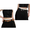 Belts Pin Buckle Belt Aesthetic PU All Matching Casual Women Accessories