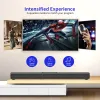 50w tira de alta potência tv soundbar 3d sistema de cinema em casa alto-falante bt5.0 computador teatro com fio wireles casa som surround subwoofer