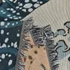 Coperte Tessile Città Stile semplice giapponese Onda Panno per la casa Coperta per divano Copertura antipolvere Dimensioni Jumbo Doppio cuscino Campeggio Picnic 230928
