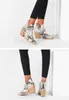 Kobiety wczesne zimowe buty kostki żeńskie żeńskie zamek błyskawiczny Casual Black Cowboy Square Obcies Buty Zapatos de Mujer 230922