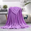 Blankets Super Soft Fleece Blanket Light Weight Solid Color Pink Blue Faux Fur Mink Throw Sofa Cover Bedspread Flannel 230928