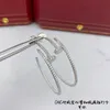 Luxury Hoop Earrings Top V Gold Full Crystal Juste Clou Brand Designer Nail Round Loop Earrings For Women Jewelry With Box Party Gift