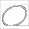 Smycken guldkedja armband kvinnliga armband smycken herrar du trend charm designer kvinnor platina vridna trådarmband runda pläterade huvud dhzwm