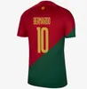 22 23 Portuguesa Portugal Fußballtrikots RUBEN RONALDO Portugieser 22 2023 Portugiesisches Fußballtrikot Herren Kinder Kit Sets Weltmeisterschaft Team Portugals Tops Thailand 747