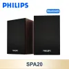 Philips SPA20 Bluetooth-luidsprekers Buitenluidspreker Muziekspeler HiFi Stereogeluid Subwoofer voor computer Desktop Mobiele telefoon