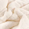 Одеяла фланелевые флисовые одеяла на осень-зиму теплое 3-слойное утолщенное одеяло из искусственной овечьей шерсти для одеяла мягкое теплое одеяло 230928