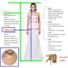 2024 Elegancka suknia ślubna Illusion szyja długie rękawy koronkowe aplikacje Perły Koraliki pankie młode szata Mariage vestidos de novia