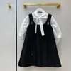 Fashion-Women Casual Work Shirts Dresses Fashion High Quality Match Suspender Dress Renylon Style258q