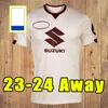 2023 2024 Torino Maglia da Calcio Turin Soccer Jerseys Izzo Belotti Falque Nkoulou 23 24 Jerseys Maillot de Football Sirt