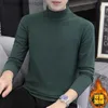 Women's Thermal Underwear Thermal Underwear Men Thermal Shirts Long Sleeve Men Tops Winter Style High Neck Men's Bottom ShirtL231005