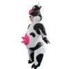 Maskottchenkostüme Crazy Cow Iatable Kostüm Halloween Karneval Maskerade Party Lustige Cartoon Geburtstagsfeier Hochzeit Maskottchen Requisiten