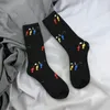 Men's Socks All Seasons Crew Stockings 3 Pikmin Running Harajuku Casual Hip Hop Long Accessories For Men Women Christmas Gifts