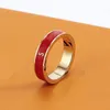 Projektanci mody Pierścienie zespołowe dla palca wskazującego Złota litera miłość kobiety męskie ringu luksurys luksurys z pudełkiem wysokiej jakości 210414031817