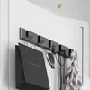 Portasciugamani Grigio Ganci per accappatoio Appendiabiti pieghevole Installazione senza chiodi Ganci a muro Appendiabiti per bagno Camera da letto Gancio per porta sul retro 230926