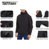 Giacche da uomo TACVASEN Giacca foderata in pile impermeabile solida Giacca softshell tattica Outwear Cappotto Giacca a vento Abbigliamento caldo da esterno Maschi 231005